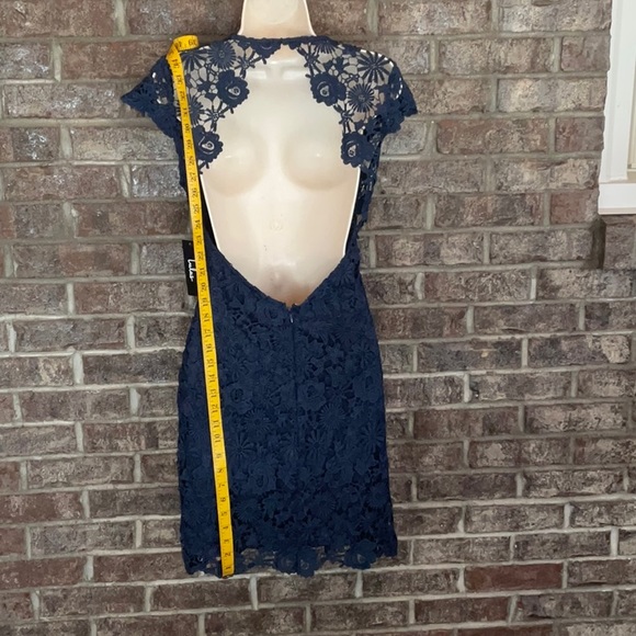 NWT lulu s envy blue lace dress 👗 - Picture 10 of 14